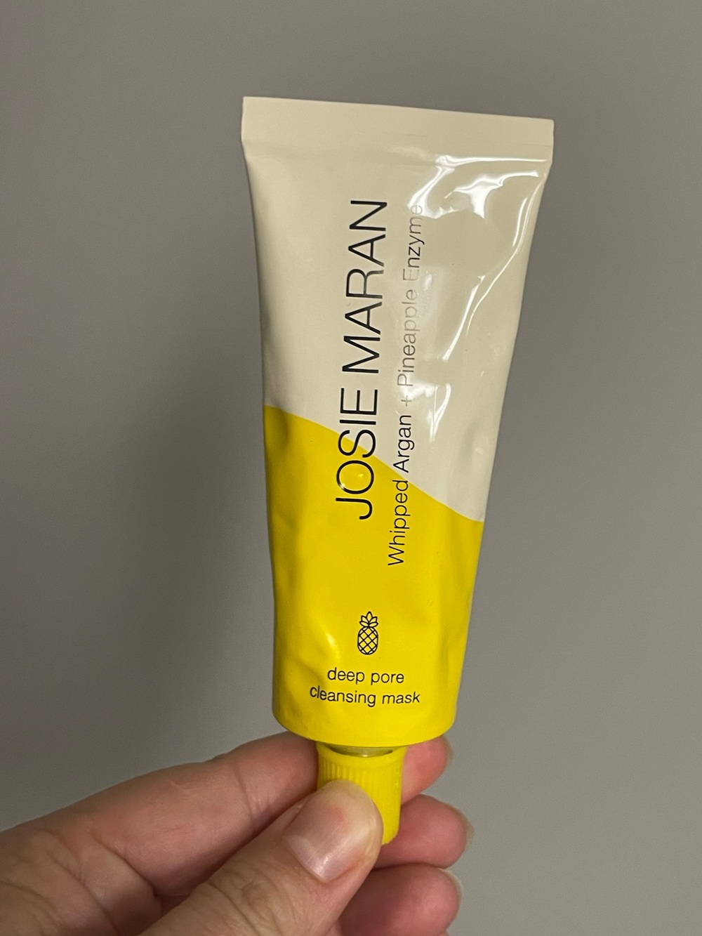 JOSIE MARAN Pineapple Deep Poor Cleansing Mask Full Size NWT Whipped Argan